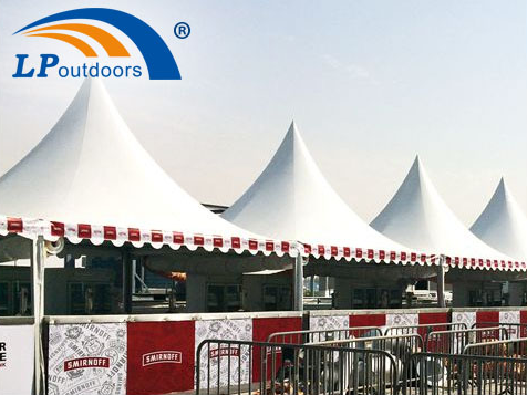 Hot Sale Aluminum PVC small Pagoda Gazebo tent for outdoors events.